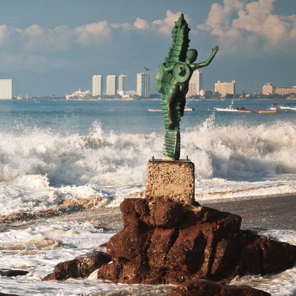 Disfrutar de las playas de Puerto Vallarta